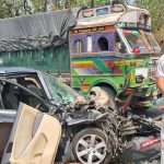 ट्रक र कार ठोक्किदा एकको मृ*त्यु