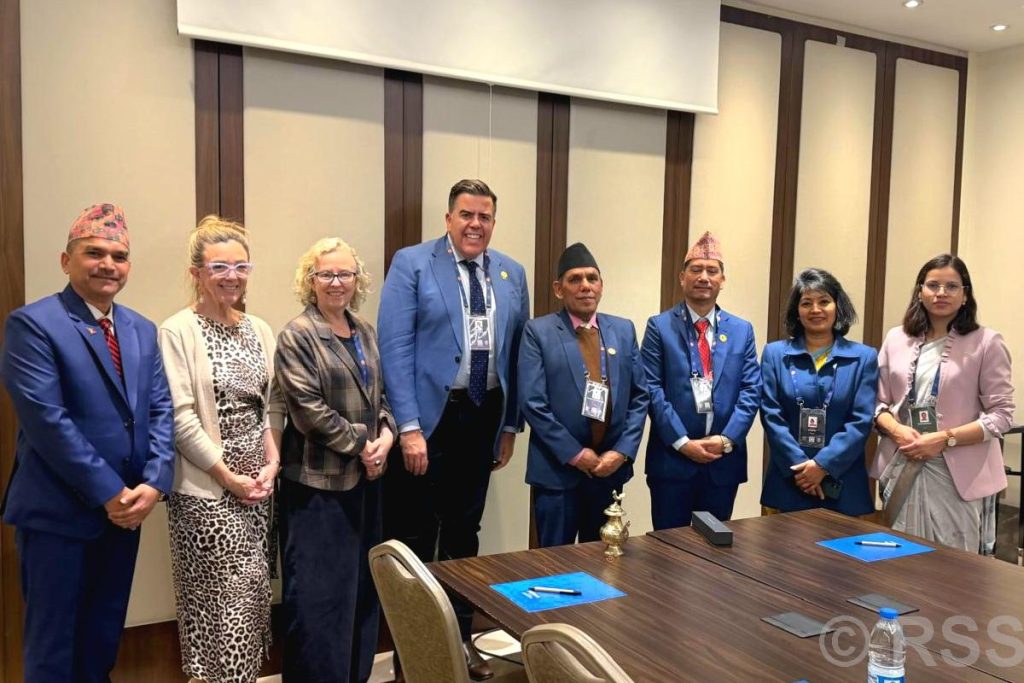 राष्ट्रियसभा अध्यक्ष र अष्ट्रेलियाका सभामुखबीच भेट