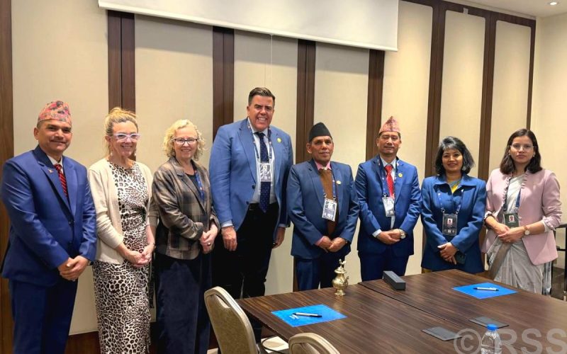 राष्ट्रियसभा अध्यक्ष र अष्ट्रेलियाका सभामुखबीच भेट