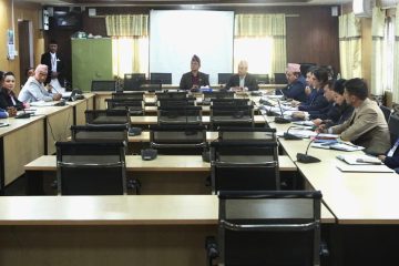 सभामुख अर्यालद्वारा प्रमुख सचेतकहरूसँग छलफल