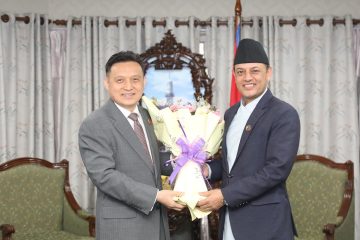 सभामुख अर्याल र चिनियाँ राजदूतबिच भेटवार्ता