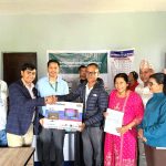 सानिमा जिआइसी इन्स्योरेन्सद्वारा विद्यालयलाई कम्प्युटर र खानेपानी फिल्टर हस्तान्तरण