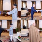 राष्ट्रपति पौडेल समक्ष चार देशका राजदूतद्वारा ओहोदाको प्रमाणपत्र पेश